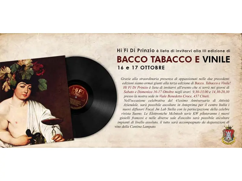 III Edizione di Bacco Tabacco e Vinile