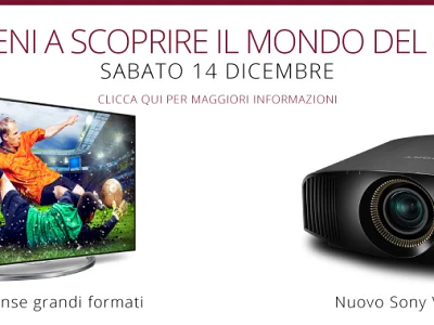 VIENI A SCOPRIRE IL MONDO DEL 4K