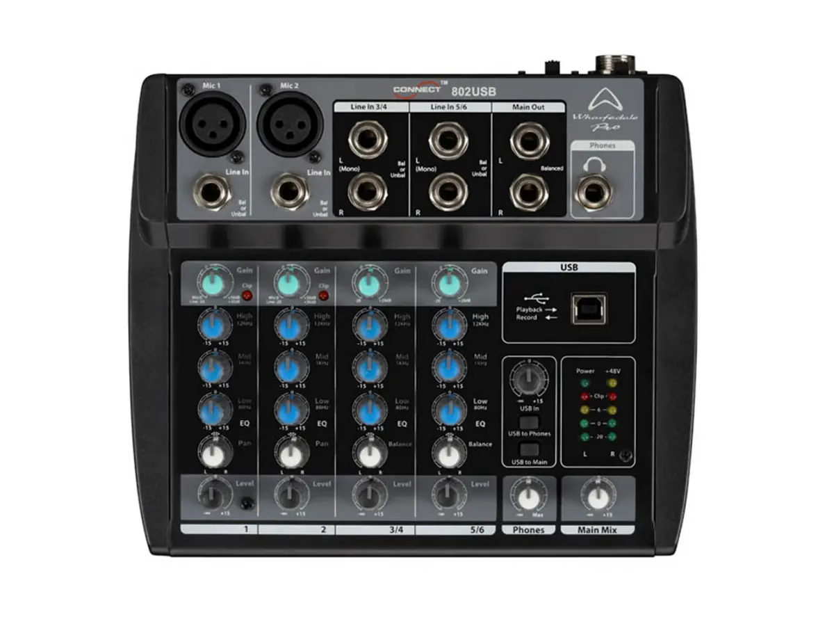 Connect pro. Микшер 802 usb. пульт wharfedale. wharfedale pro e-am mini mixer.
