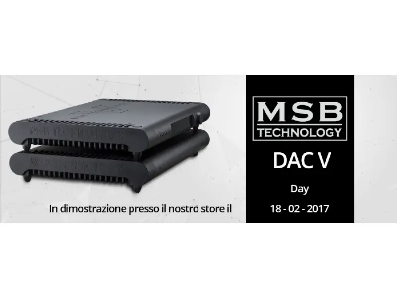 Presentazione DAC MSB