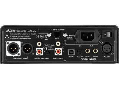 BEL CANTO E.ONE DAC2.7 Silver