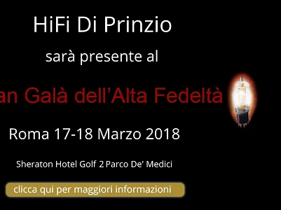 Gran Galà dell'Alta Fedeltà Roma 2018