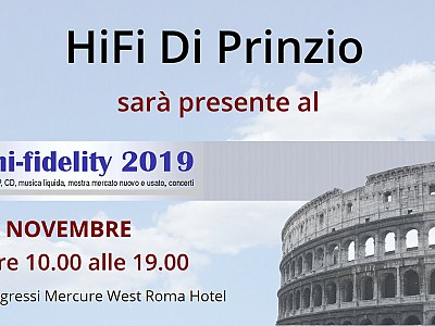 Roma hi-fidelity 2019, 17ettesima Edizione