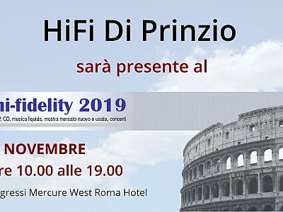 Roma hi-fidelity 2019, 17ettesima Edizione