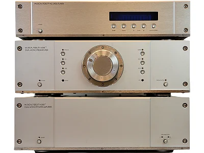 Musical Fidelity MUSICAL FIDELITY A3.2 RDS TUNER + A308CR DUAL MONO PREAMPLIFIER + A308CR DUAL MONO POWER AMPLIFIER