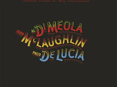 Sound and Music DI MEOLA - MCLAUGHLIN - DE LUCIA: FRIDAY NIGHT IN SAN FRANCISCO