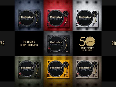 TECHNICS TECHNICS SL 1200 M7 L 50th ANNIVERSARY