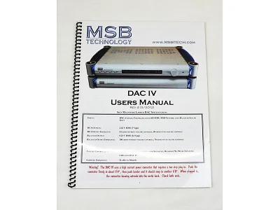 MSB SIGNATURE DAC IV