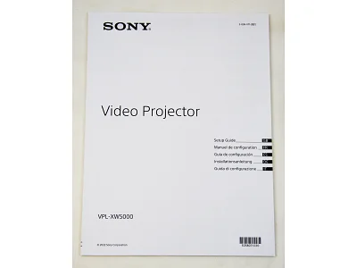 SONY VPL-XW5000