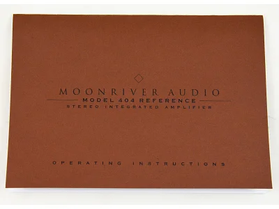 MOONRIVER AUDIO MODEL 404 REFERENCE