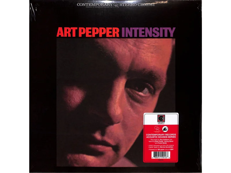Sound and Music ART PEPPER QUINTET: INTENSITY (CONTEMPORARY RECORD - ACOUSTIC SOUNDS SERIE)