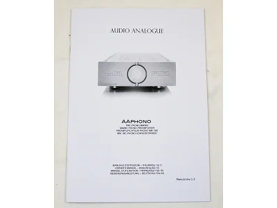 AUDIO ANALOGUE AA PHONO