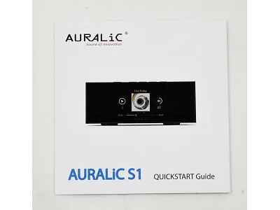 AURALIC VEGA S1 + S1 EXTERNAL PSU AURALIC VEGA S1 + S1 EXTERNAL PSU
